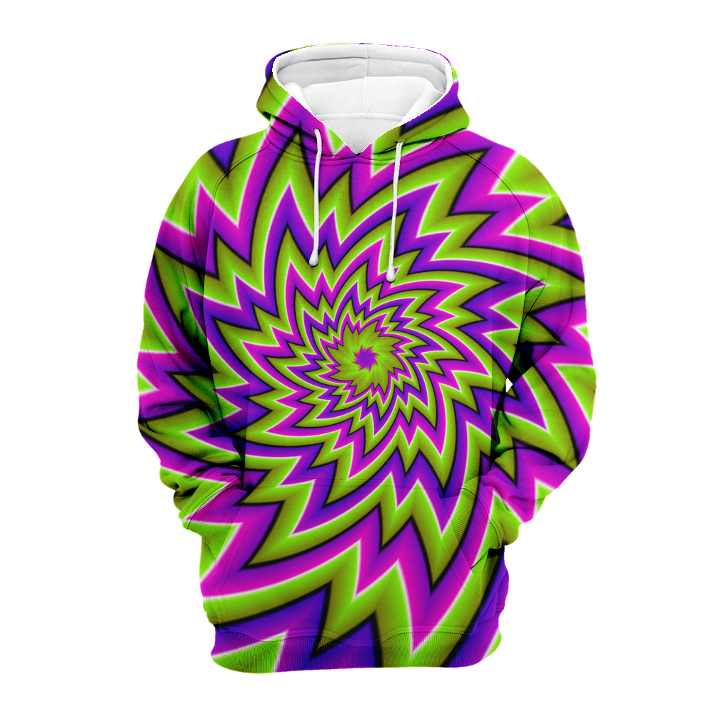 

3D Printing Visual Confusion Hoodie Visual Impact Party Top Punk Gothic Round Neck High Quality American Sweater Hoodie, Black