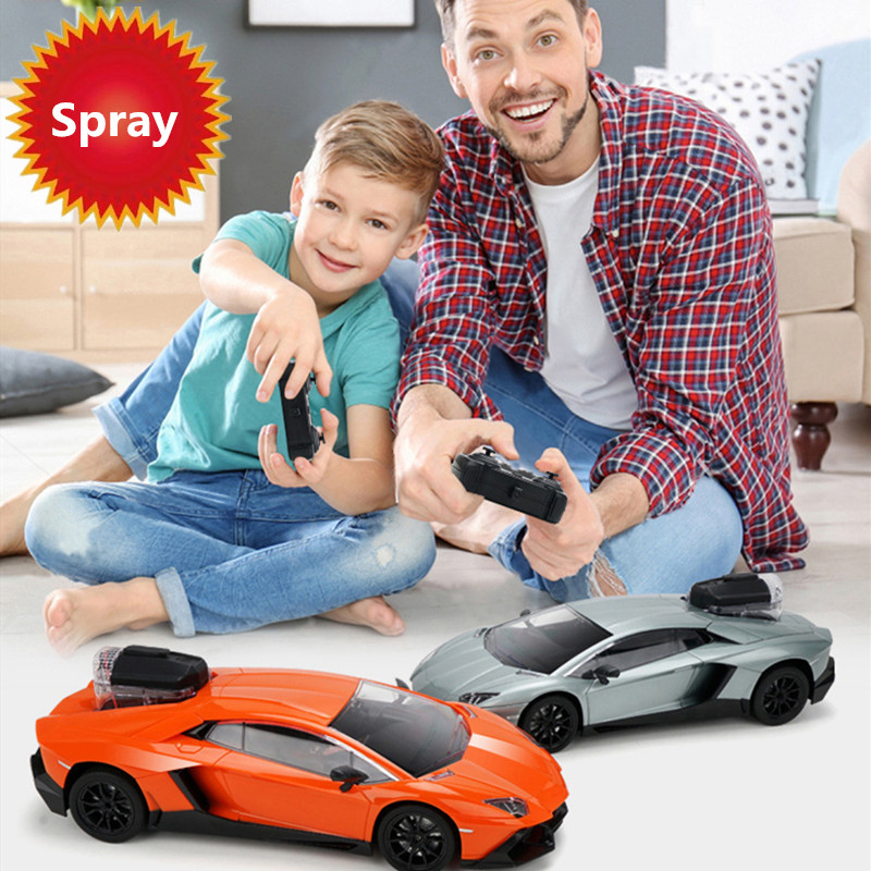 

2.4G 4WD RC Racing Car With Spray Sound Light Effect Remote Control RC Stunt Car RC Spray Vehical Flash Light Driving Toys Gifts