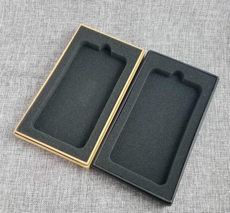 

Gift Wrap 15Pcs Phone Case Box High Quality With Foam Brown Kraft Paper Boxes Black Present 18x11x2.6cm