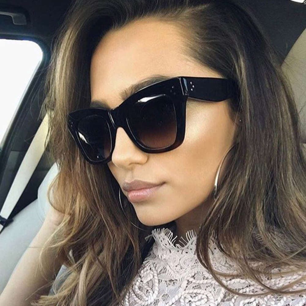 

Colorful Square Vintage Brand Design Retro Yoovos Leopard 2021 Fashion Party Sunglasses Women Eyewear UV400, Black