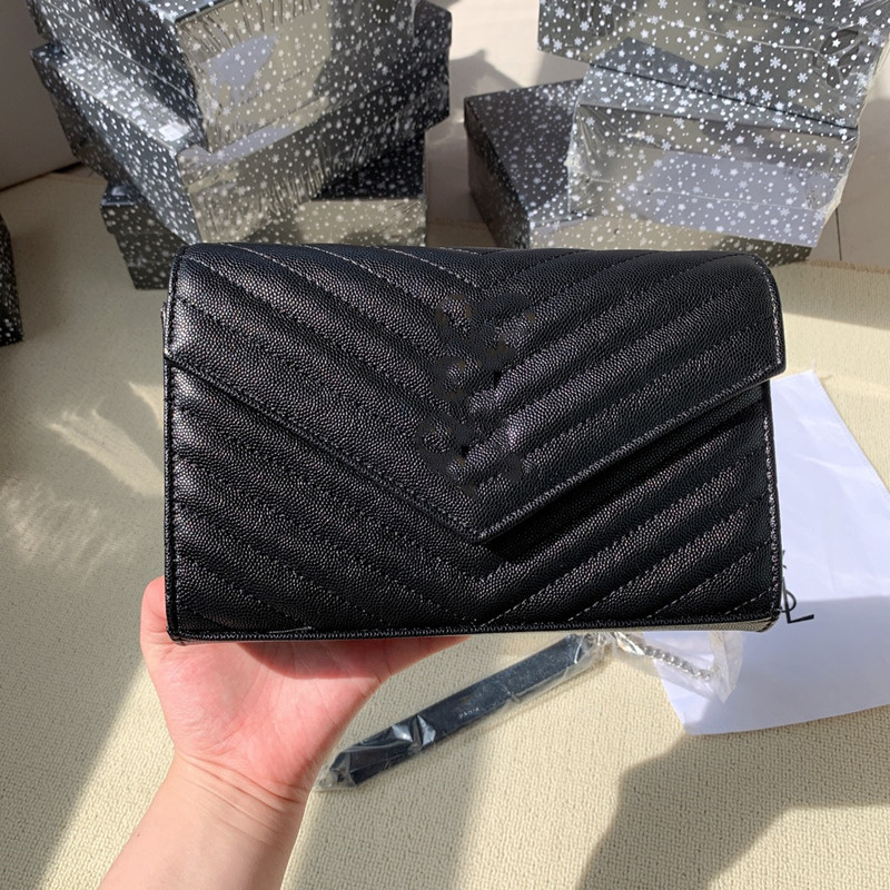 

Handbags square chain real leather women shoulder bags high quality quilted messenger bag With box, Extra shipping (not for sale)