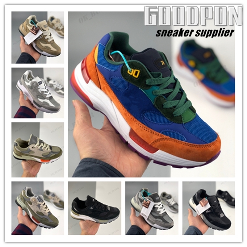 

Running Shoes 992 pigskin 7-12 classic retro limited edition old slipper sandal designer women Sneakers Platform men basketball Outdoor