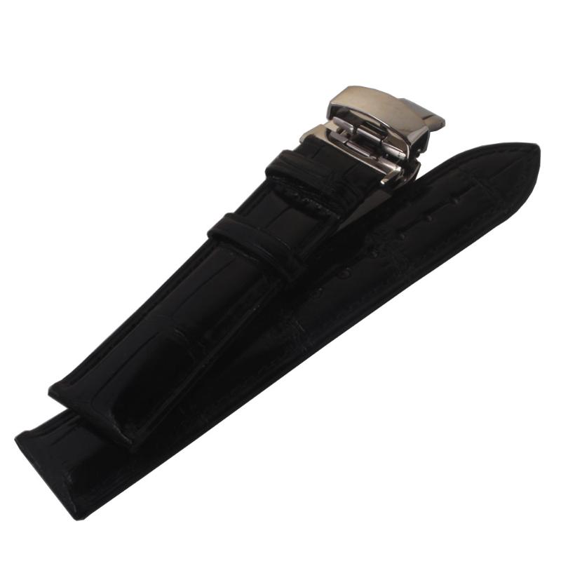 

Watch Bands Strap 14mm 16mm 18mm 19mm 20mm 21mm 22mm Black Brown Mens Alligator Genuine Leather Watches Band Bracelets Free Ship