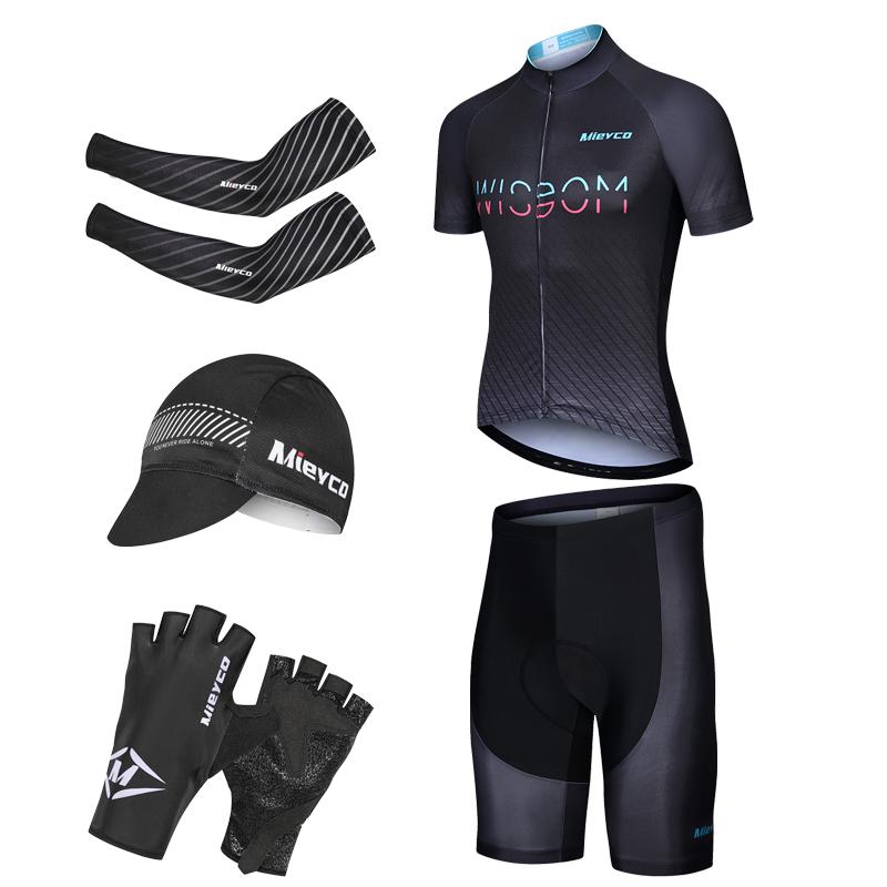 

Racing Sets 2022 Short Sleeve Cycling Jersey Set Quick Dry And Lightweight Bike Clothing Men's Summer Suits With Shorts For MTB Bicycle Wear, Black;blue