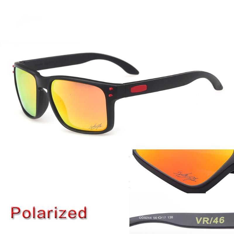 Lunettes de soleil Brand Square Hommes Femmes Polarized Fashion Goggles Sun Lunettes 9244 pour Sports Travel Driving 9102 Classic Eyewear