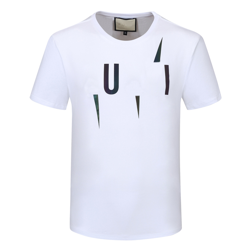 

Fashion Mens Designers T Shirt Casual Man Womens Loose Tees With Letters Print Short Sleeves Top Sell Fashion Men T Shirt Size M-XXL, White;black