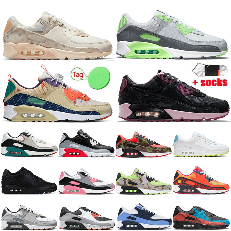 

Cushions 90s mens max running shoes women Size 46 Wolf Grey Airs Caramel Safety Orange Camo triple white black Polka Obsidian Violet airmaxs