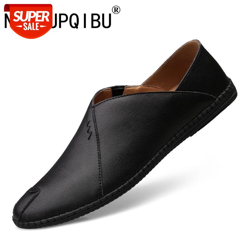

Loafers Men Shoes Fashion Men Shoes Leather Handmade Sneakers Comfortable Lightweight Moccasins Big Size Leather #611A