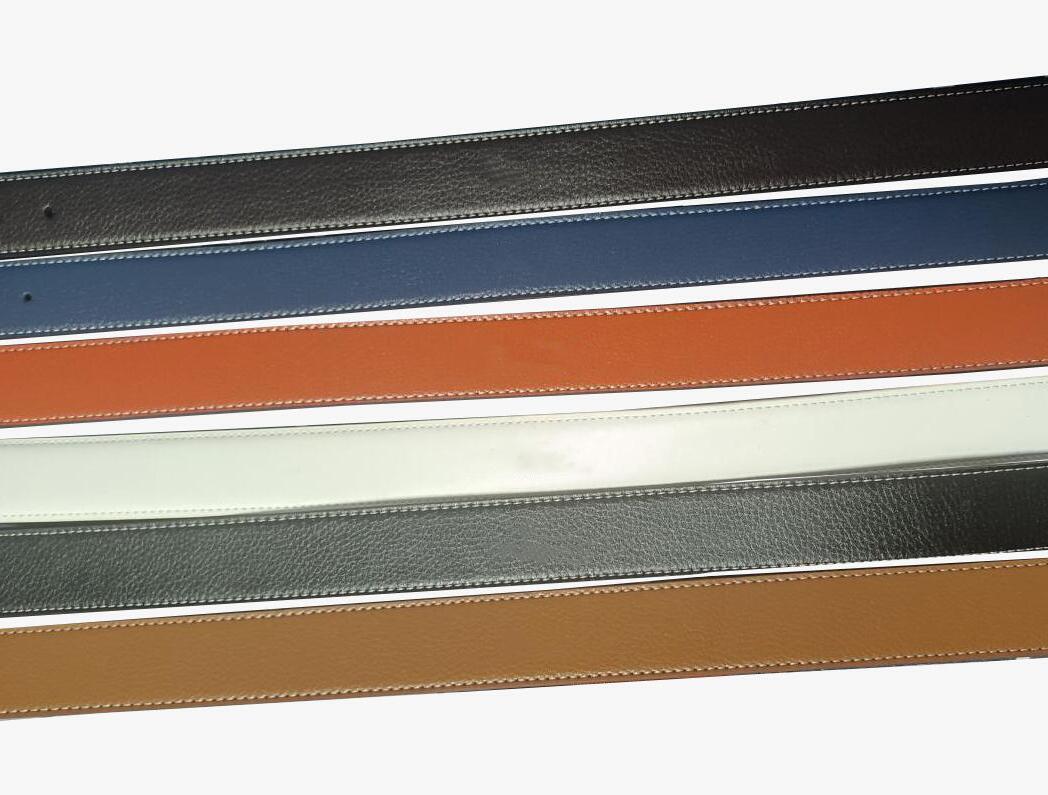 

Wholesale betls 2021 Belts mens womens Belt Genuine Leather black Gold+silver Buckle with orange Box Free ship, Width:3.5cm with box