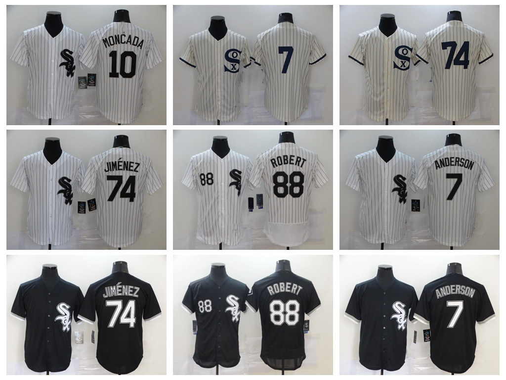 

Baseball Jerseys 7 Tim Anderson 10 Yoan Moncada 24 Yasmani Grandal 45 Michael JD 74 Eloy Jimenez All Stitched ChicagoWhiteSoxJersey 930, Blue;black