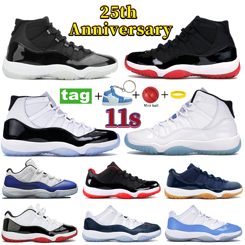 

2022 university 11 11s men women basketball shoes high 25th Anniversary platinum tint bred concord 45 Heiress low legend blue space jam sneakers trainers, Bubble wrap packaging