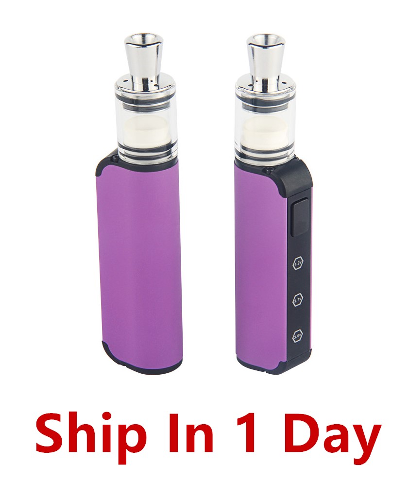

WAPEN Wax Vaporizer Variable Voltage 450mAh Box Mod Vape Battery With 2ml Ceramic Wax Atomizer, Random color