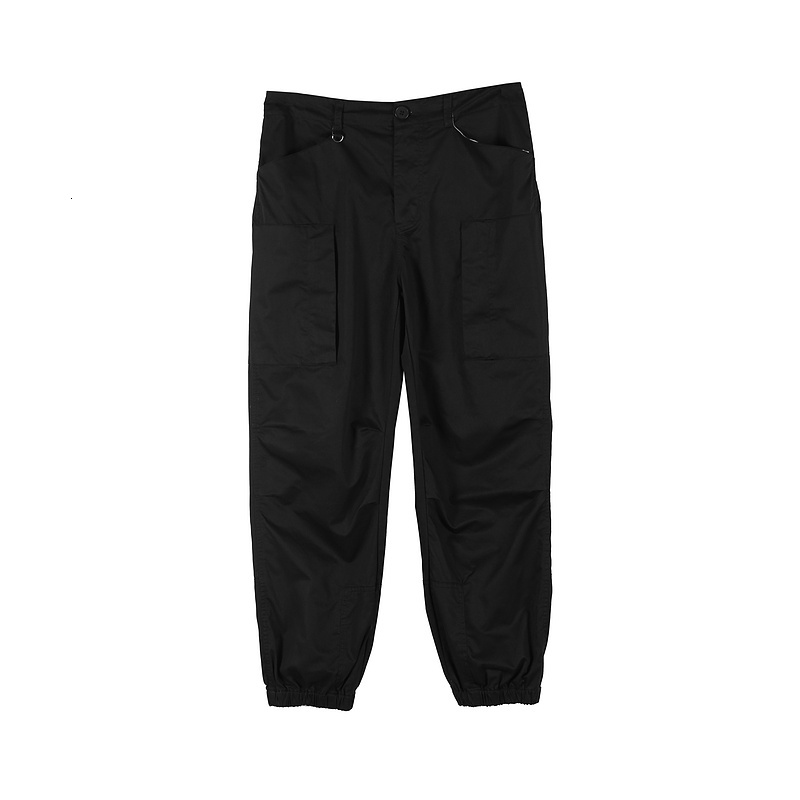 

2021 New Ambush Ss Best Version Flight Pants Men Casual Joggers Hiphop Loose Fit Trousers Cotton Sweatpants Iosh, Black