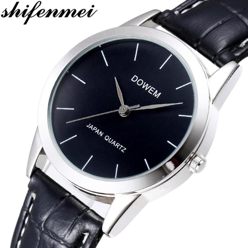 

Wristwatches Shifenmei Watches Women Waterproof Fashion Quartz Watch Woman Leather Wristwatch For Girl Relogio Feminino, S1066-2women