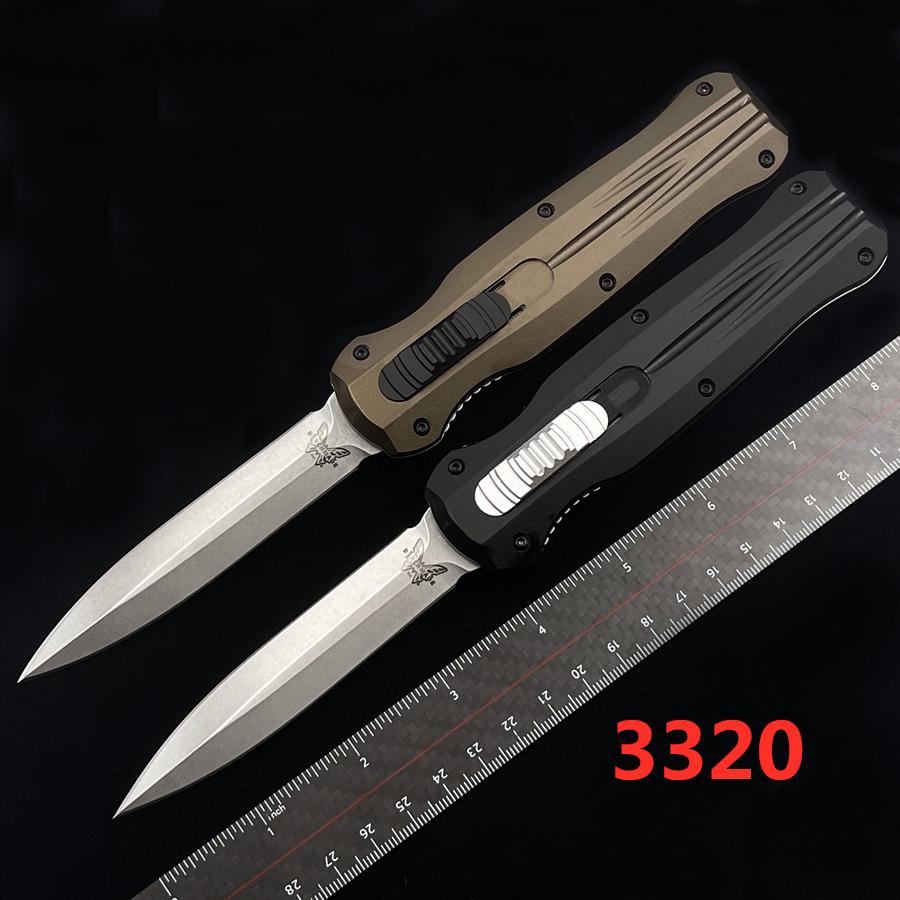 

Benchmade BM 3320 Infidel double action folding automatic knife D2 blade outdoor pocket Auto tactical survival BM3300 3400 KNIVES