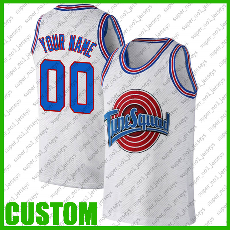 

Custom Space Jam Tune Squad Basketball Jersey Retro Mesh Throwback Shirts DIY Stitched Name Number dbZXCB651A