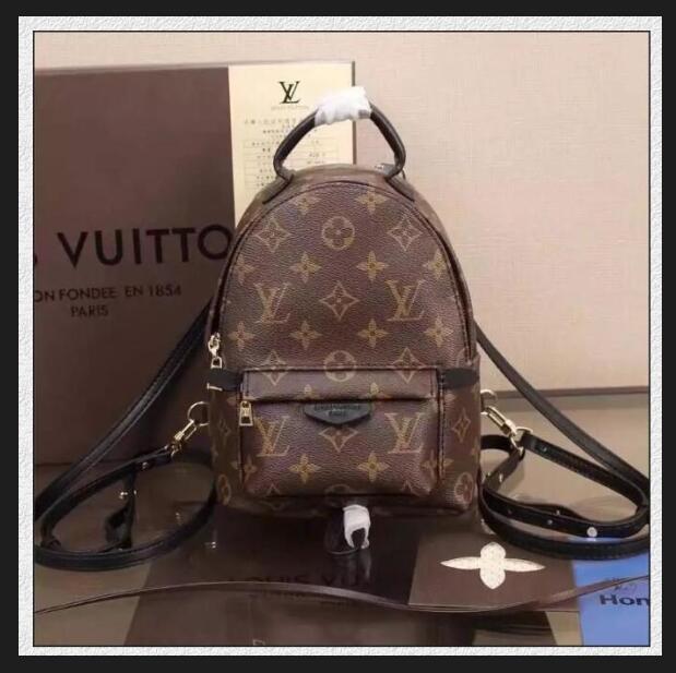 

LOUIS VITTON LV Women PALM SPRINGS Mini Backpack Handbags Luxurys Shoulder Bags Designers Travel Messenger Bag Purse tote