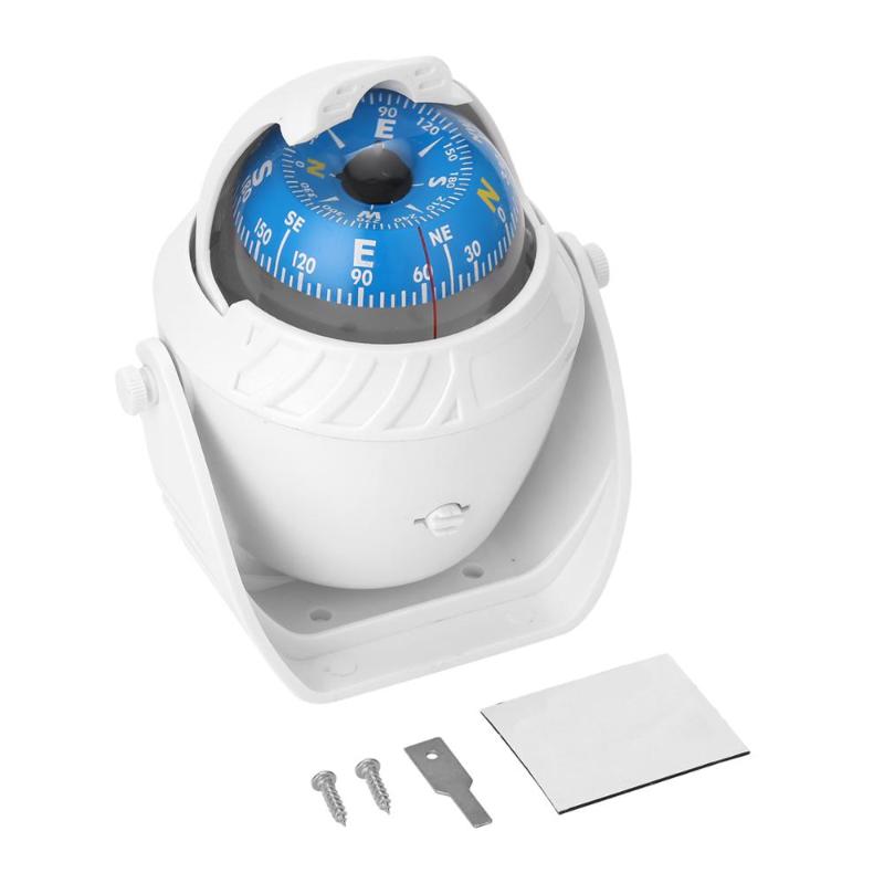 

Waterproof Car Boat Compass Digital Pivoting Marine Compass for Outdoor Activity Navigation Positioning with LED Light