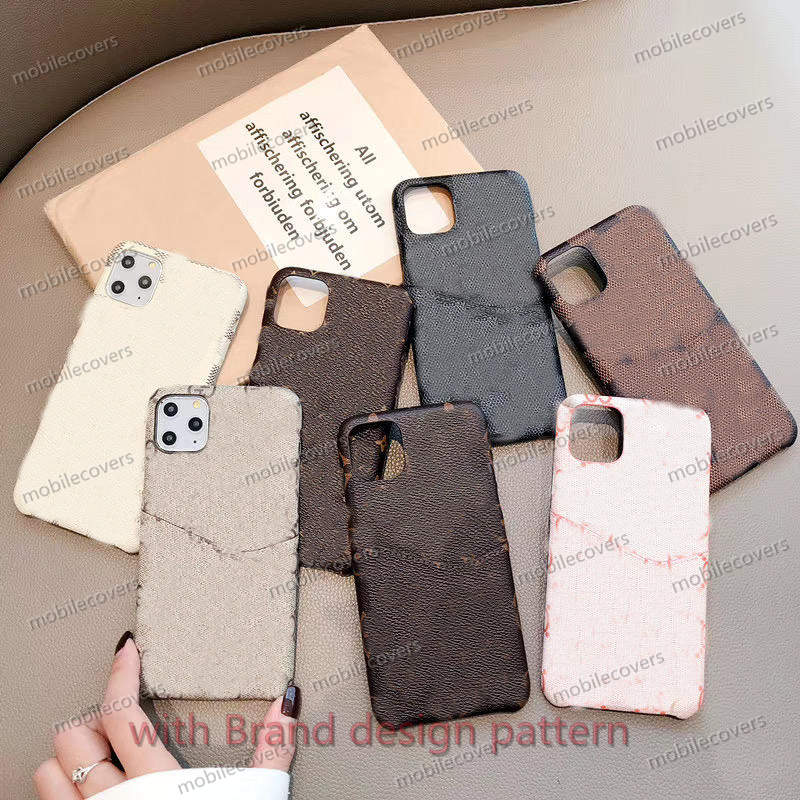 

L Brand Phone Cases For iPhone 13 pro max case 12 12Pro 13proMax 7 8 plus X XS XR XSMAX PU leather designer shell with card 13pro, Grey g logo