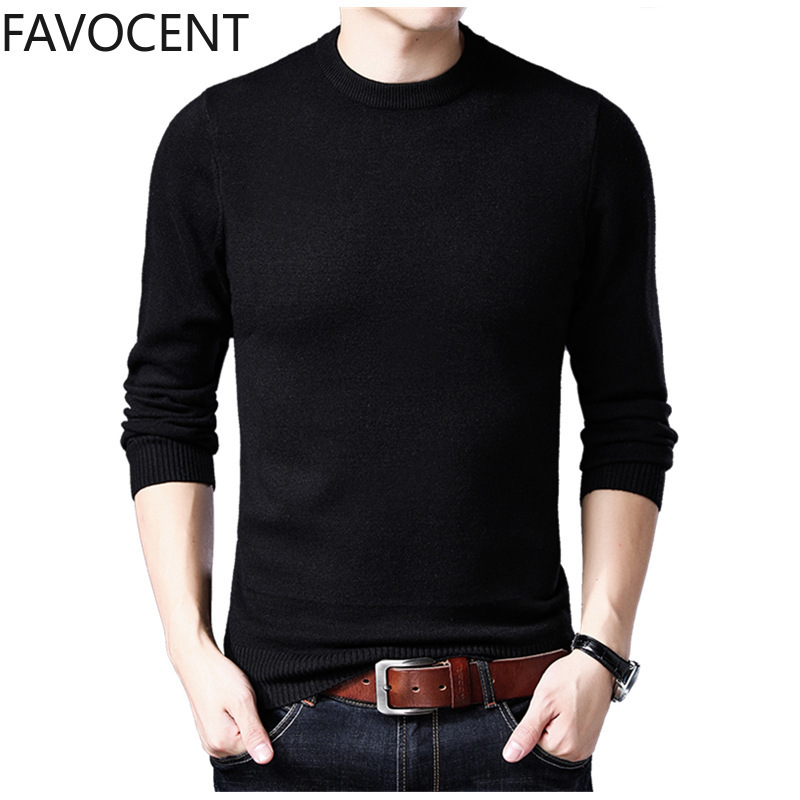 

2021 New Pullover Sweater Men Autumn Winter Mens Wool Sweaters Solid Color Casual o Neck Fashion Knitted Pullovers X609, 8202 blue