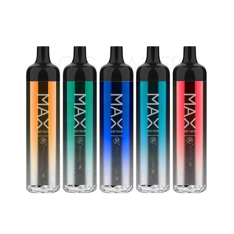 

Air Bar Max Disposable Devic 2000 Puffs 1250mah Battery 6.5ml Capacity Vape Pods e Cigarettes VS Fume Extra Puff Bar Plus