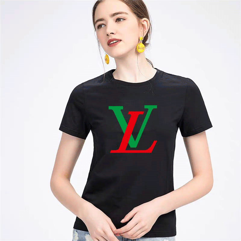 

21SS Designer T Shirt for Men Women Letters Printing Summer Mens Tee Shirts Fashion Short Sleeve Homme Breathable Clothing S-5XL 4 Styles Luis Vitton Lvlouis, Size