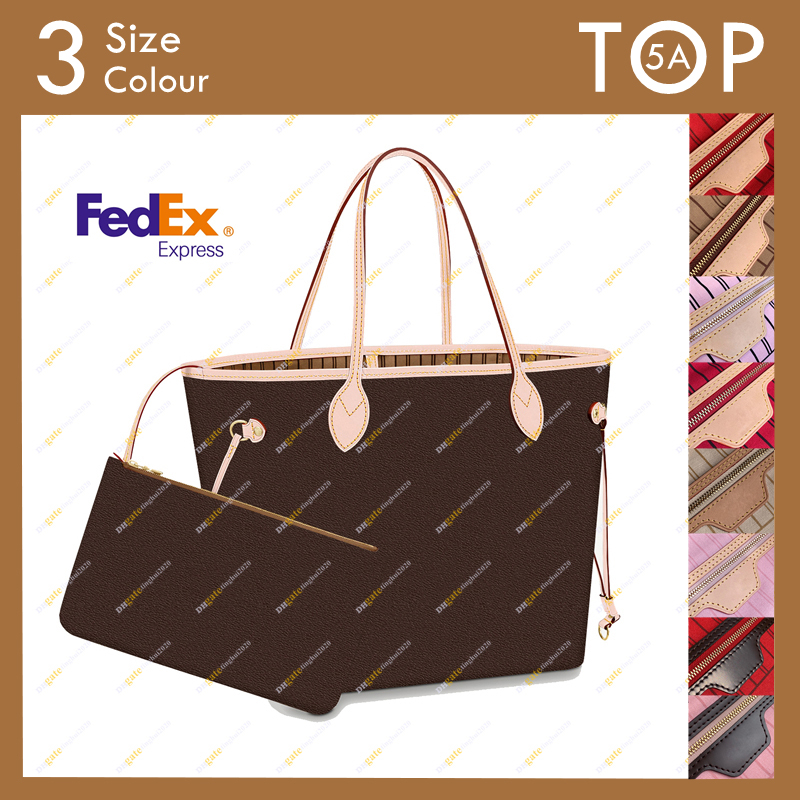 

Ladies Free Fashion 5A And NF Shoulder Bag Checkerboard Brown Handbag Designer M40995 Large Capacity Flower 3 StocK In Shipping Size Qu Ceeu