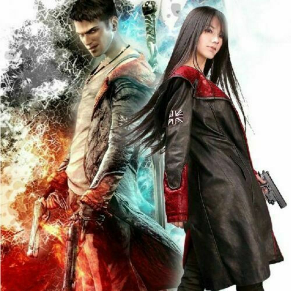 

Unisex's Devil May Cry Dante DMC 5 Cosplay Costume Jacket coat Cosplay for Animation Exhibition Beach Holiday Sexy Party Prom Night Dresses, Photo color