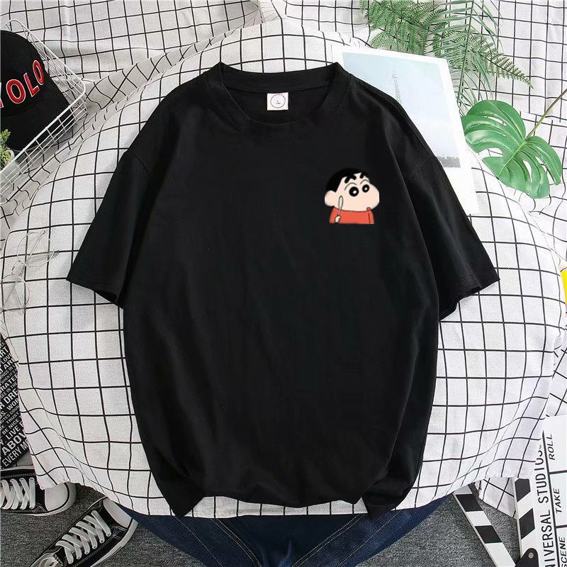

2021 New Shin Chan 5xl, Vero, Fofa, Engraada, De Desenhos Animados, Manga Curta, Solta, Camiseta Japonesa, Kawaii, Streetwear Fos6