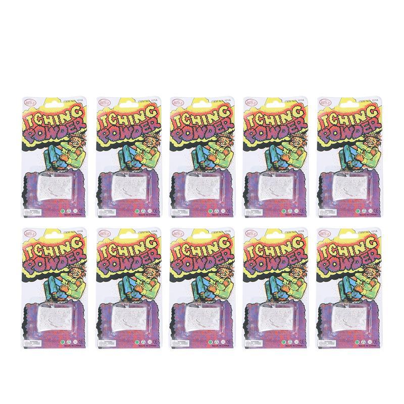 

Party Decoration 10PCS Halloween Trick Prop Itching Powder Prank Supplies Perfect For Joke Surprise April Fools' Day