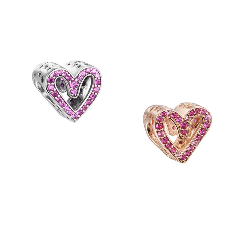 

Other Original Women Charm Pendant Valentine's Day Autumn 2021 Jewelry 100% Real S925 Sterling Silver Beads