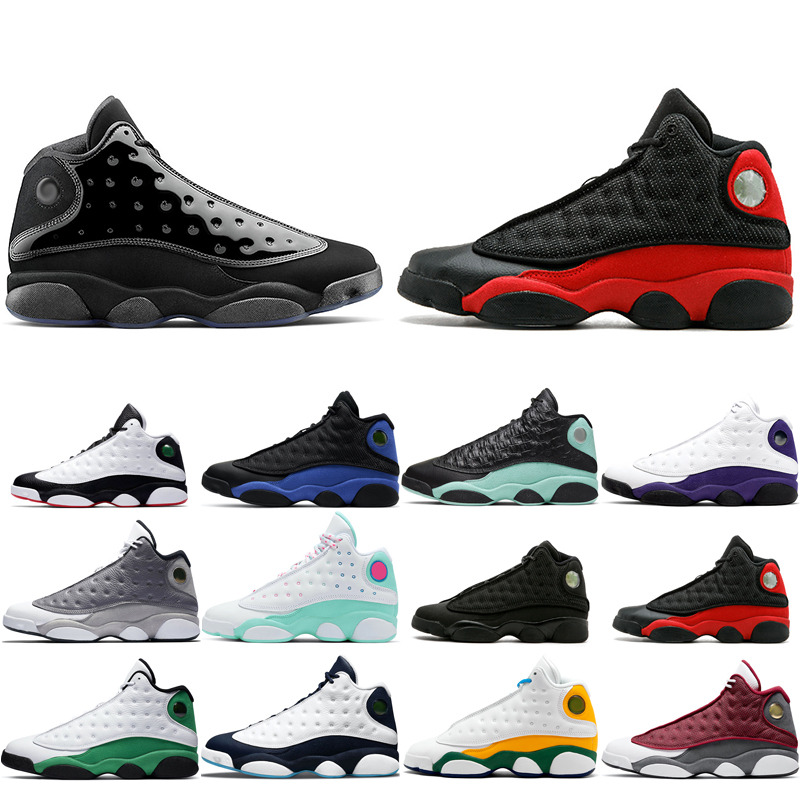 

13s man basketball shoes Atmosphere Grey Aurora Green Black Cat bred court purple Flint He Got Game Hyper Royal LUCKY playground colors athletic outdoors Top Jump