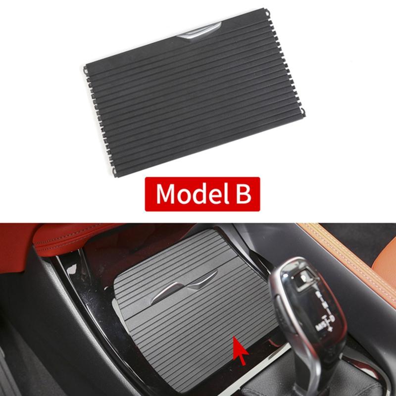

Car Organizer Inner Centre Console Water Cup Holder Slide Zipper Roller Curtain Blind Cover For- X1 X2 F48 F49 F39