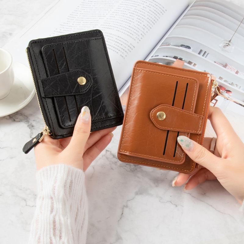 

Card Holders Wallet Small Bag Red Purse Carteira Masculina, Black