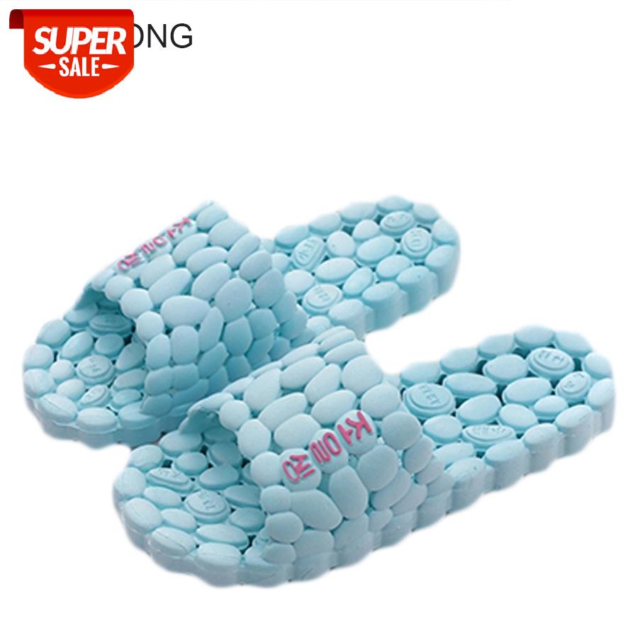 

2017 New Bathroom Lovers Massage Summer Slippers Women Slip Home Slippers Women Sandals Ladies Indoor Chinelo Hollow #ZZ4d, Black
