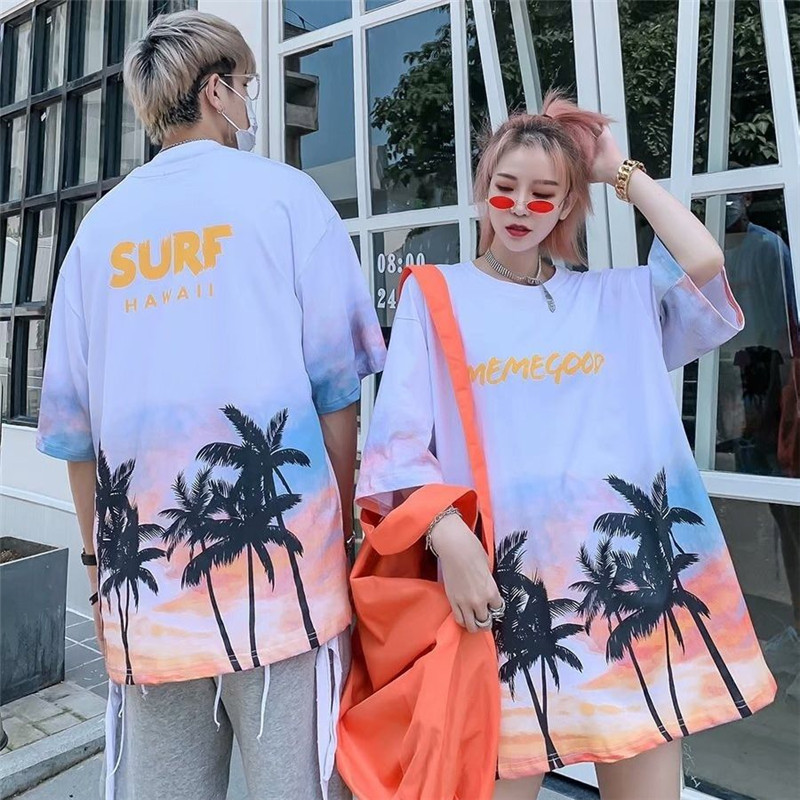 

2021 New Camisa De Praia Casual Homens Das Mulheres Dos Desenhos Animados Do Vero 27af, One shirt