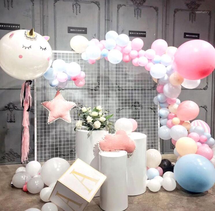 

Party Decoration Wedding Props Round Grid Ornaments Forest Iron Geometric Background Balloon Square Screen