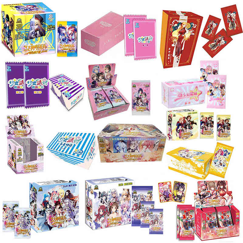 

Goddess Story Collection Cards Child Kids Birthday Gift Anime Figure Game Cards Table Toys For Family Christmas G220311