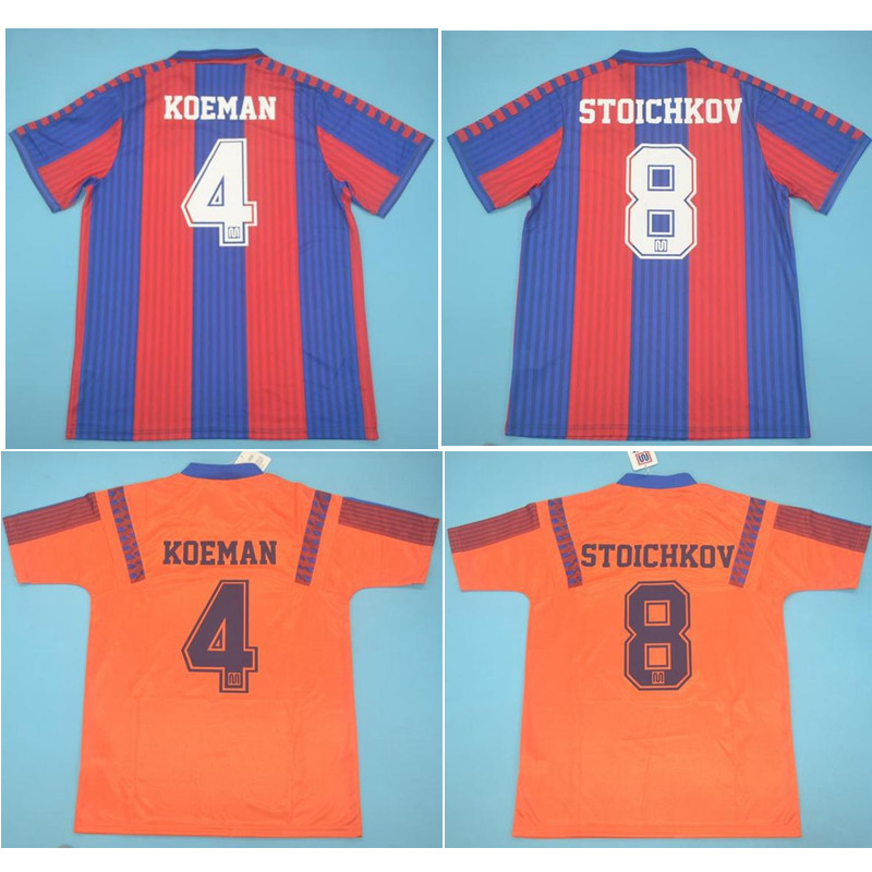 

Thai 91 92 Ronaldo Retro soccer jerseys Koeman MARADONA football shirt 1991 1992 STOICHKOV jersey Classic maillot de foot, Barcelona9192home