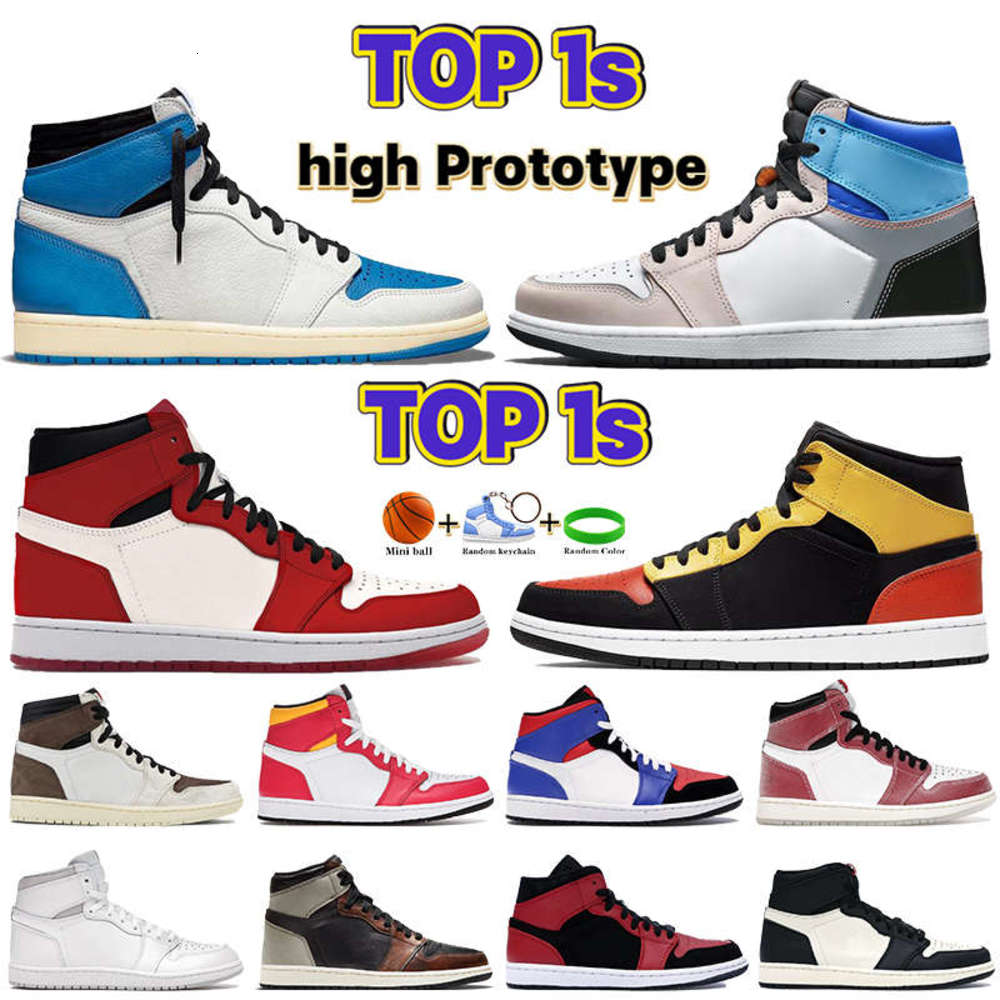 

Top 1 1s Basketball Shoes high Prototype rust shadow cactus military blue reverse bred fushion red men Sneakers women Trainers US 5.5-12, 20 mid fearless blue the great