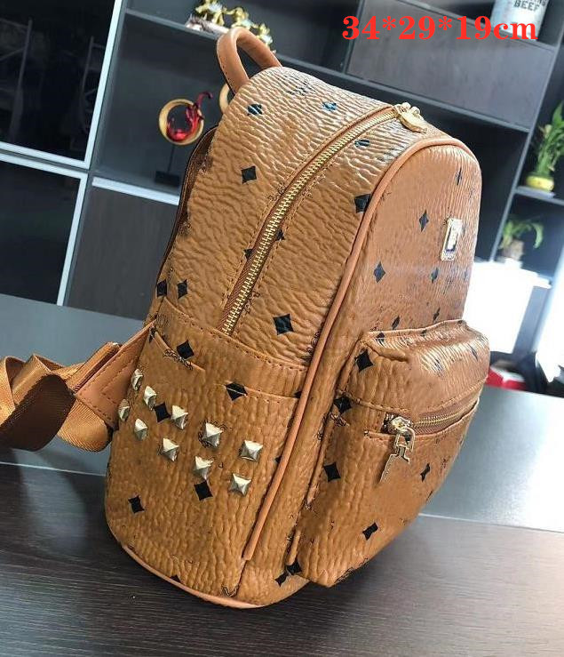 

Top quality Luxury Genuine bags Leather fashion backpack shoulder bag designer messenger for women men back pack canvas handbag School, Brown