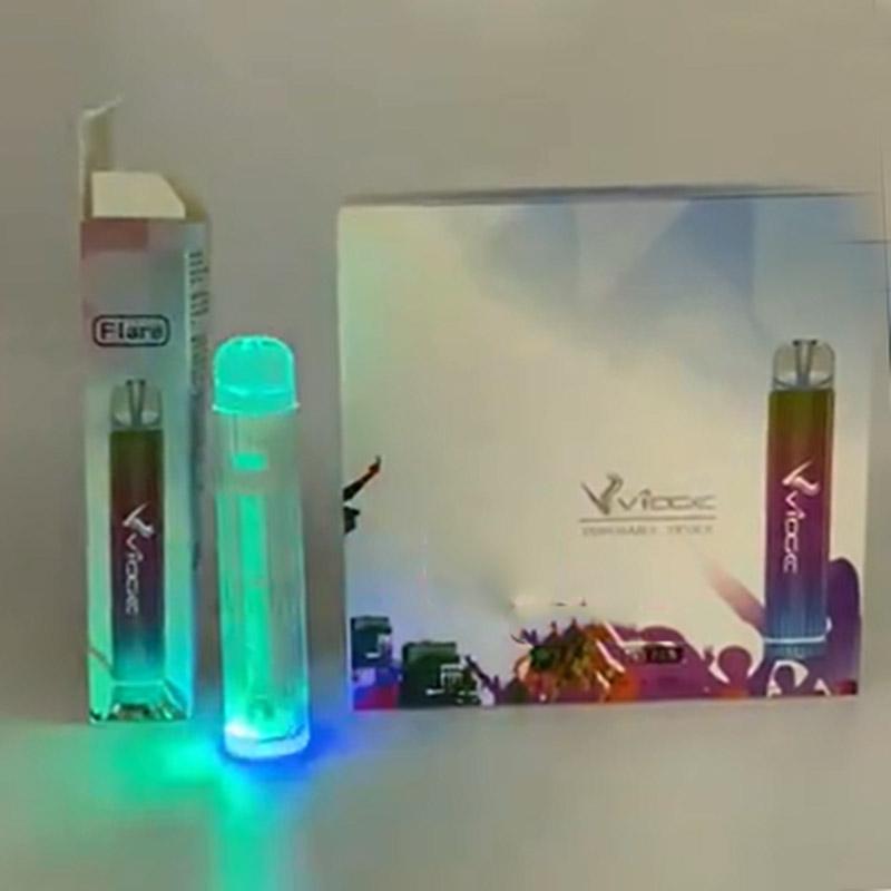 

Authentic Vidge Flare Disposable Device Cigarettes 800 Puffs 3ML Pre-Filled Vape Pods 500mah battery aviliable Vapors XXL