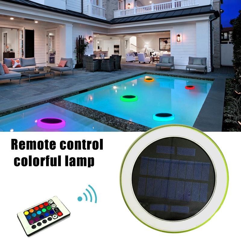 

Party Decoration Amphibious Solar Lights Outdoor LED Waterproof Lamp For Yard Garden Driveway Swimming Pool Decor RT88