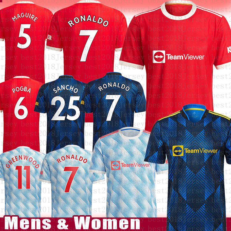 

Soccer Jersey RONALDO #7 Manchester Football Shirt MAGUIRE #5 POGBA #6 CAVANI #7 RASHFORD #10 GREENWOOD #11 FERNANDES #18 SANCHO #25 MARTIAL #9 LINGARD #14 FRED #17 LINDELOF #2, Women(manlian)