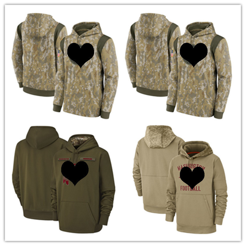 

Men Women Youth Washington''Football Team Camo Football Hoodie Wear 2021 Salute To Service Therma Performance Pullover, Black;red