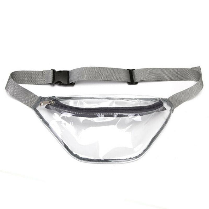 

fashion clear transparent waist pack casual pvc fanny pack women belt bum bags