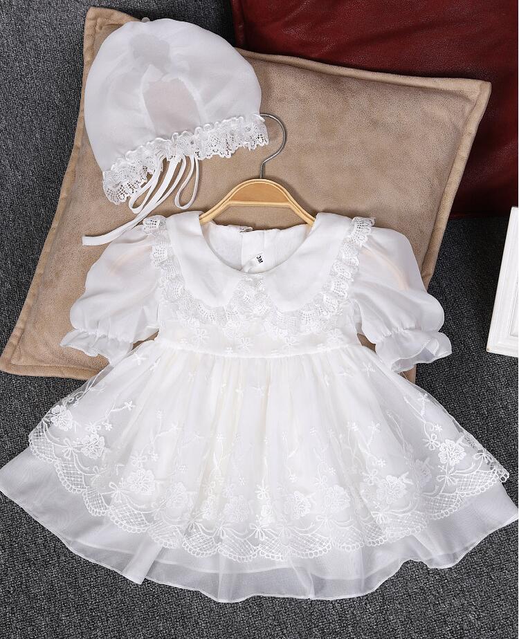 

Girl's Dresses Baby Girls Christmas Dress 3 6 9 12 18 24 Months Born Lace Princess 1 Year Wedding Birthday Christening Baptism, As picture show
