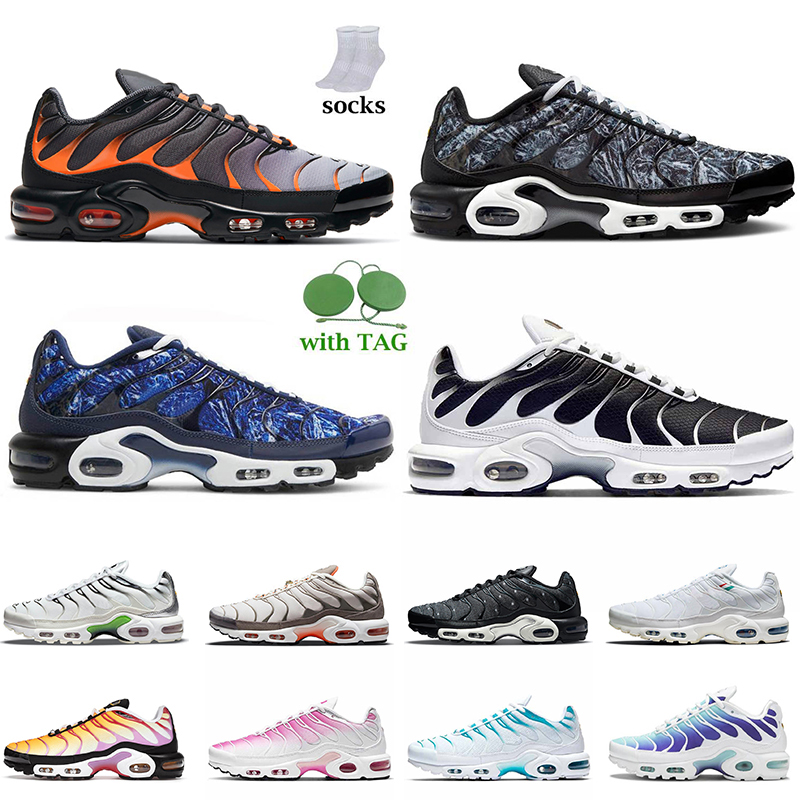 

Authentic OG Cushion Running Shoes Plus Tn Se Top Fashion Tns Sports Oreo Shattered Ice Black White Smoke Grey Orange Midnight Navy Mens Women Sneakers Trainers 36-46, B34 smoke grey 40-46