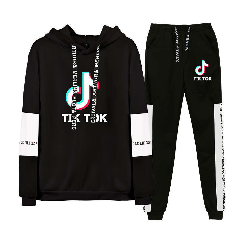 

New Hoodie for lovers Tik tok men's and women's hooded suit long sleeve jacket Ienbel sweater