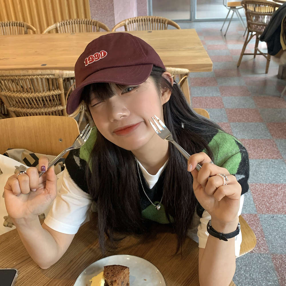 

,snapback Spring style / Japanese and Korean solid color men's women's Embroidered Baseball Cap, Blue;gray